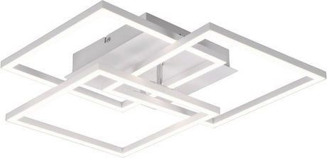 Rl live your light reality mobil - loftslampe - hvid mat - inkl. 1x SMD 27w - fjernbetjening - integreret lysdæmper - drejelig - trinløst justerbar lysfarve - natlys - dæmpbar med kontakt - ikke egnet til ekstern lysdæmper - hukommelsesfunktion