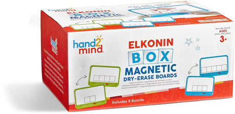 Læringsressourcer magnetisk elkonin box whiteboard sæt til børn. - 3+