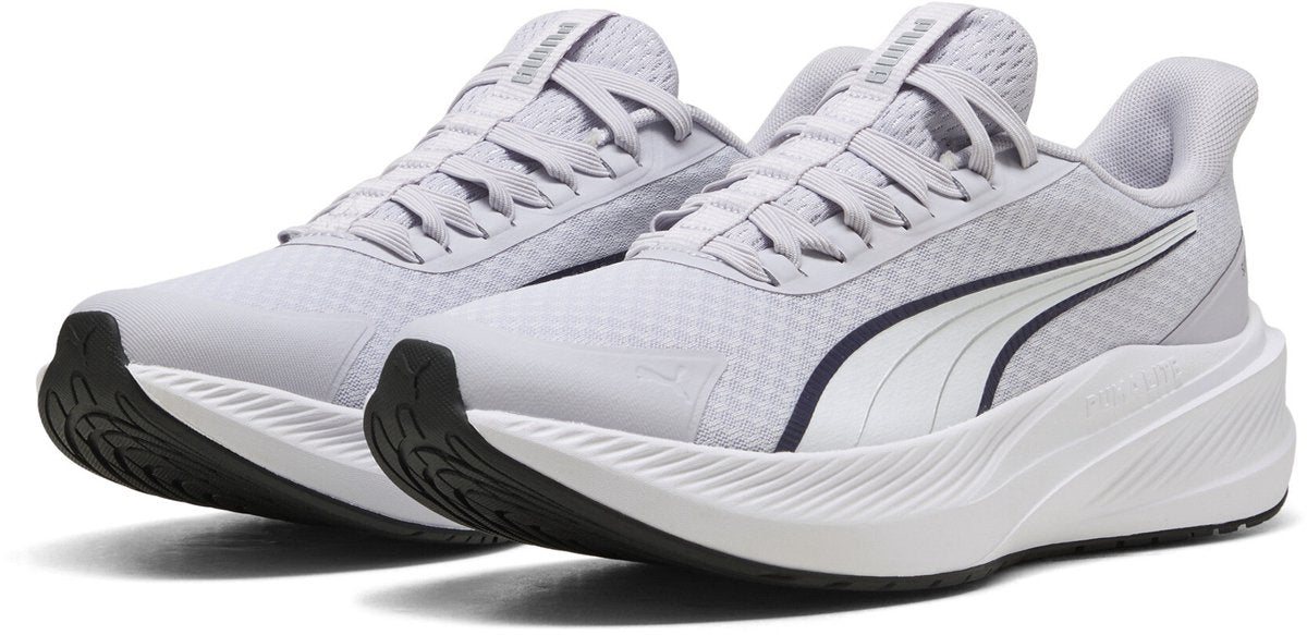 Puma dasher lite sliptech unisex sportssko - lavendelfarvet pop-dyb blomme-hvid