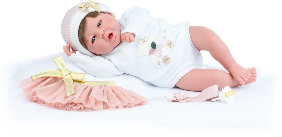Marina pau marina - pau dukke martina love 45cm - flerfarvet legetøjsdukke.