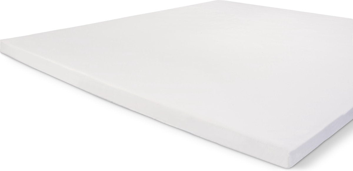 Byrklund katoenen hoeslaken topper - hoeslaken 180x220 - 100% katoen - wit