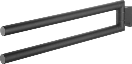 Tiger bold - håndklædeholder 2-armet - 46,2 cm - sort