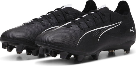 Puma ultra 5 match fg ag unisex sportssko - sort-hvid
