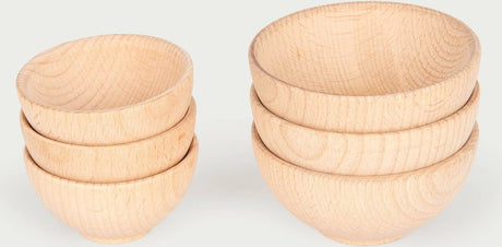 Tickit ® houten kommen 92 mm- set van 3