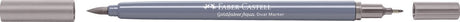 Faber-castell - duo akvarel tusch - goldfaber - varm grå iii 272 - pensel 0,6 mm - fc-164672