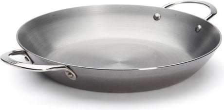 Debuyer de buyer mineral b paella pande 32 cm – kulstofstål paella pande – ø 32 cm – lavet i Frankrig