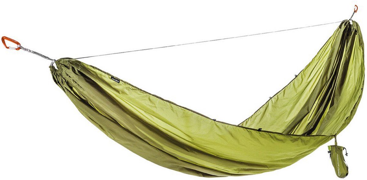 Cocoon ultralet hængekøje grøn 325 x 148 cm