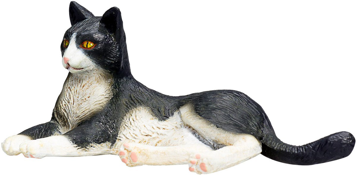Mojo landbrugsjord liggende kat sort og hvid - 387367