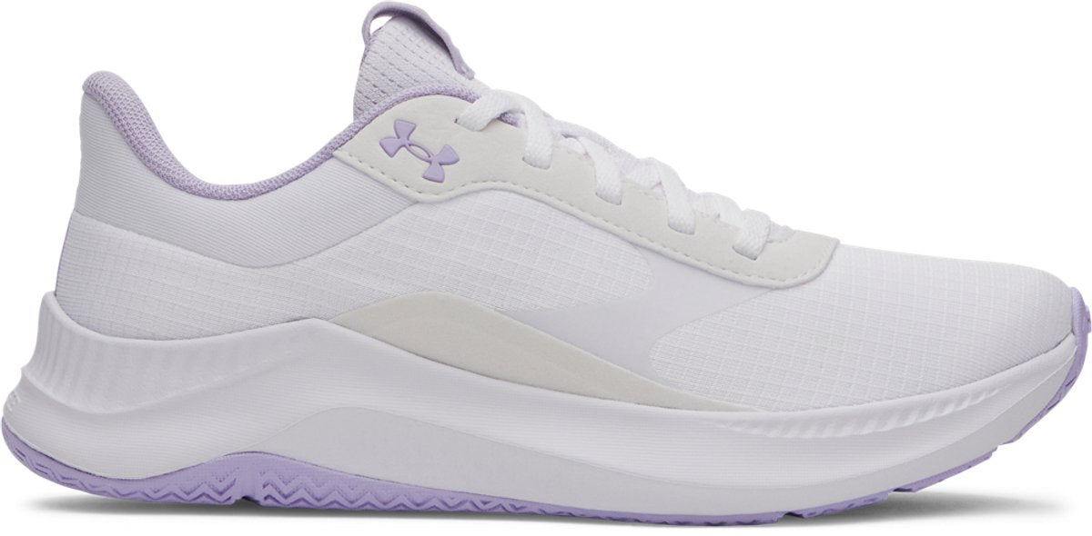 Under armour ua w aurora 3-wht sportssko til kvinder - hvid - lilla crest