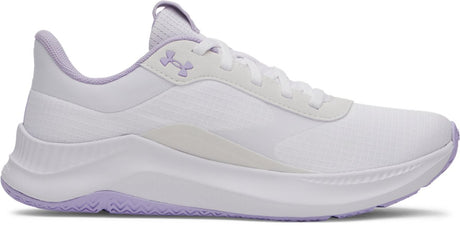 Under armour ua w aurora 3-wht sportssko til kvinder - hvid - lilla crest