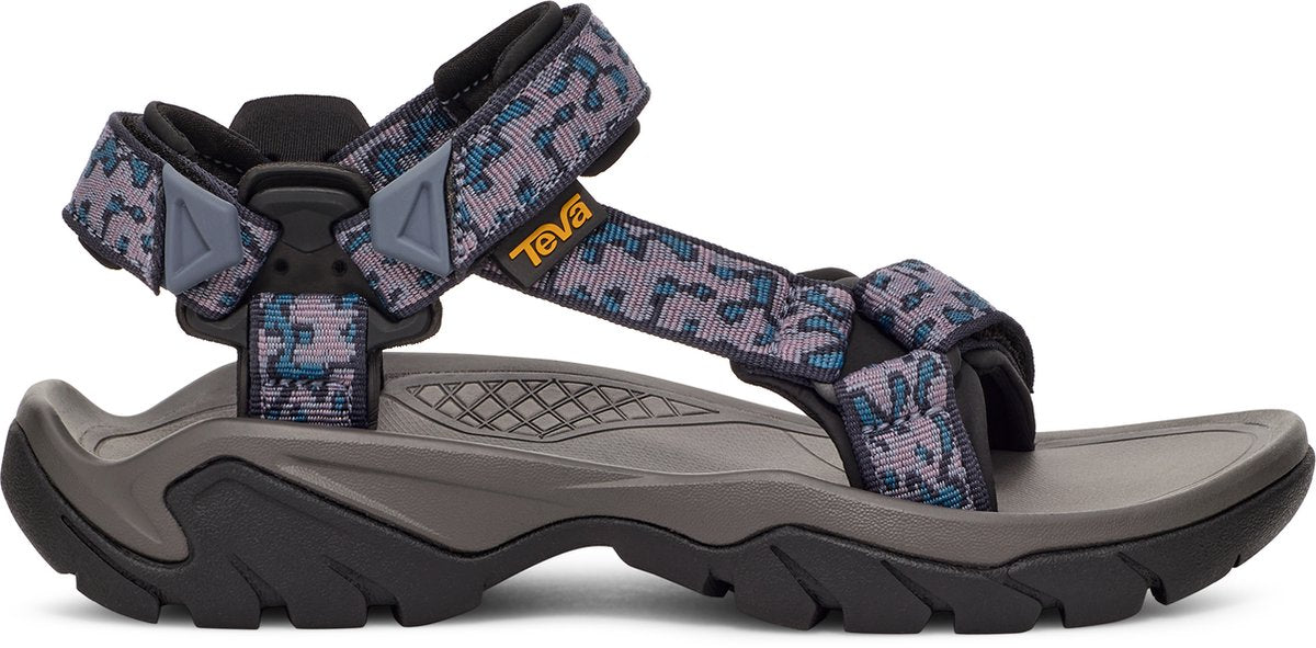 Teva w terra fi 5 universelle damesandaler - grå ryg