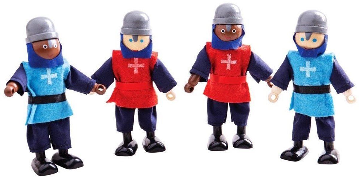 Bigjigs dukkehus dukker - middelalderlige riddere