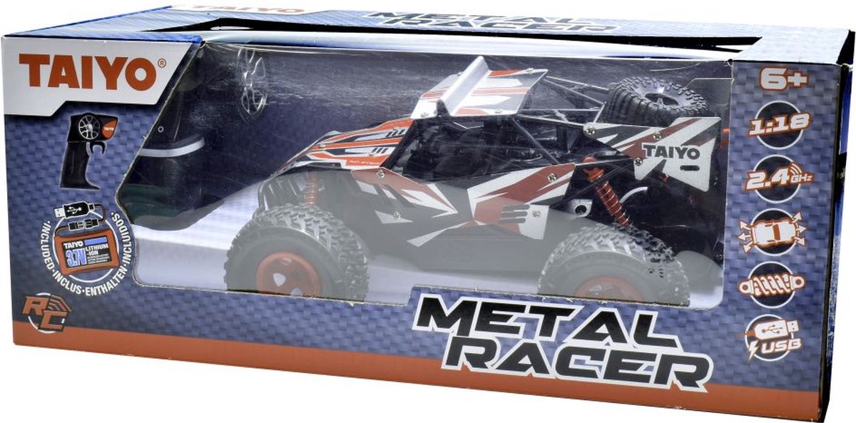 Braet metal racere - 1:18 - r c - ass.