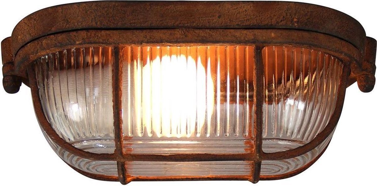 Strålende bobbi - loftslampe - rustfarvet