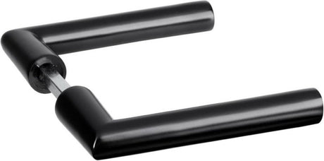 Impresso - london -deurbeslag set ( 2 x deurkruk exclusief rozet ) - aluminium - mat zwart