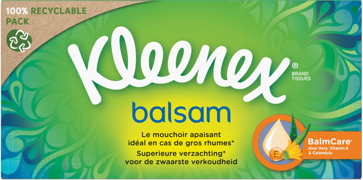 Kleenex servietter balsam 64 stk