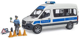 Bruder Mercedes Benz Sprinter politiudrykningskøretøj færdiglavet model udrykningskøretøj (model)