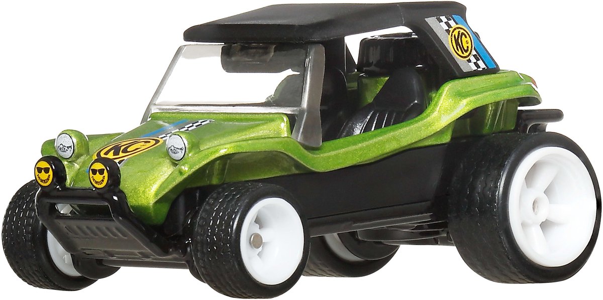 Hot wheels jbl22, buggy, 3 år, metal, sort, gul