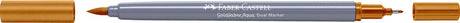 Faber-castell - duo akvarel tusch - guldfaber - lys gul okker 183 - pensel 0,6 mm - fc-164683
