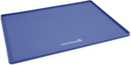 Beeztees placemat - hond - siliconen - paars - 40x30 cm
