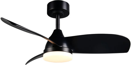Rl live your light reality helsinki - ventilator - sort mat - inkl. 1x SMD 20 W - fjernbetjening - integreret dæmper - trinløst justerbar lysfarve - dæmpbar med kontakt - ikke ekstern dæmpbar - hukommelsesfunktion - sommer- og vintertilstand - 6 hurtige