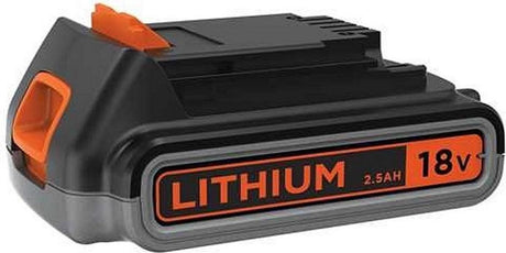 Black+decker glidende batteri 18v, 2,5ah lithium-ion - bl2518-xj