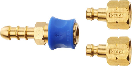Cadac dometic - quick release kobling 2 - dobbelt kobling - gas BBQ tilbehør