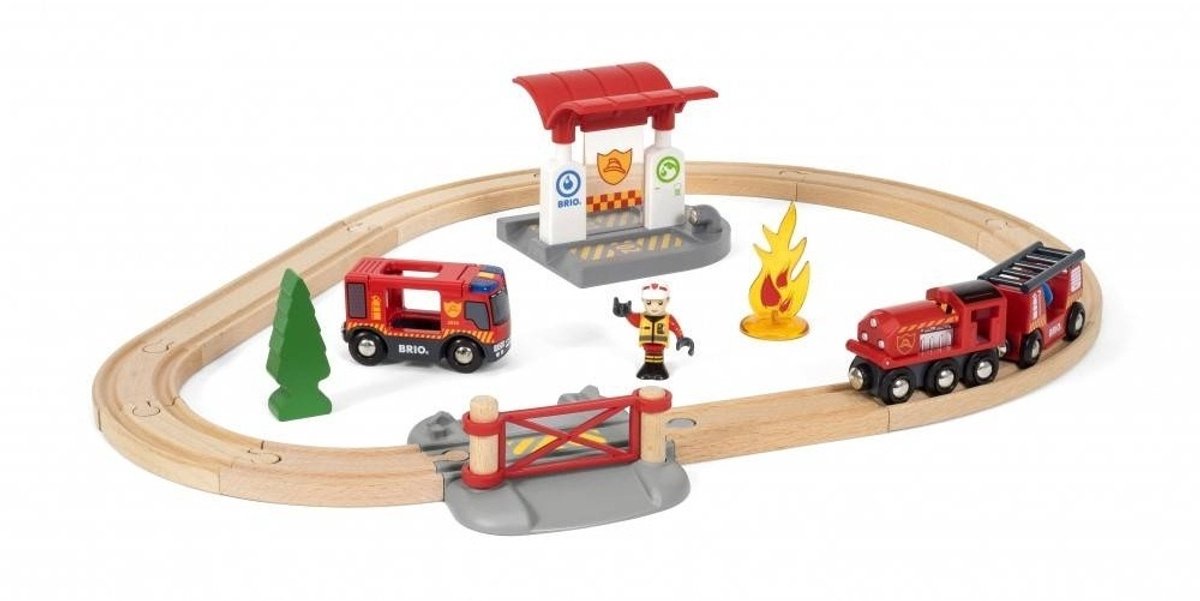 Brio togsæt ved brandvæsenet - 33815
