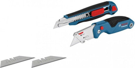 Bosch blå 1600a016bm | 2-delt | knivsæt | universal foldekniv og professionel skærekniv - 1600a016bm