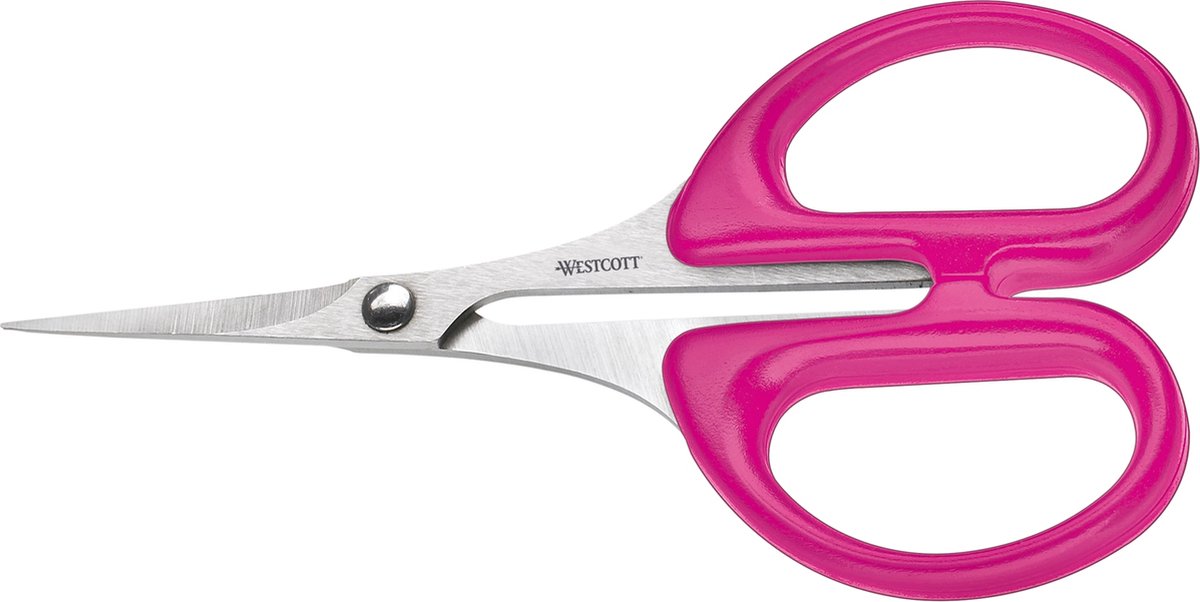 Westcott silhouette saks - 10 cm - rustfrit stål - plastik greb - ac-e13101