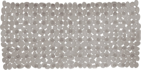 Wenko skridsikker bademåtte paradis 71x36cm taupe - skridsikker måtte til bad - med sugekopper
