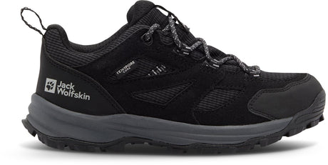 Jack wolfskin vojo tour texapore mid walking sko sort eu 36 drenge, piger