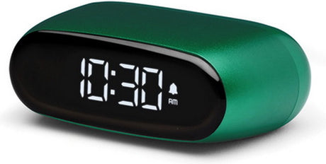 Lexon design minut pocket size alarm clock - dark green
