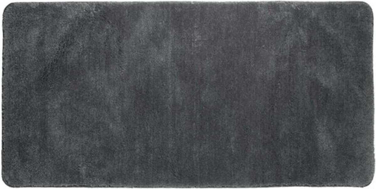 Sælskindsangora - bademåtte 70x140 cm - polyester - mørkegrå