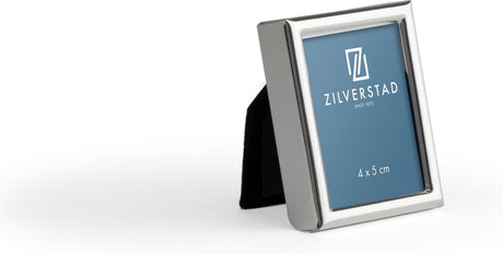 Zilverstad - fotolijst mini 3x4 cm metaal portret - pasfoto