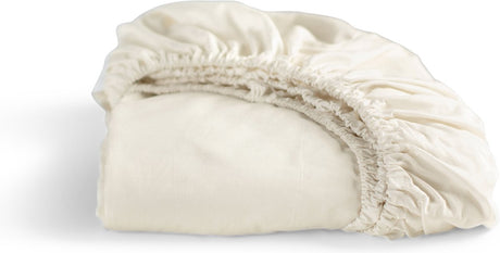 Askepot - weekend - lagnet - velegnet til boxspring - 100% bomuld - 180x200 cm - op til 25 cm madrashøjde - elfenben