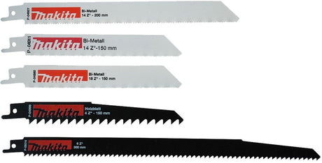 Makita p-83945 frem- og tilbagegående savklinger sortiment 5-delt