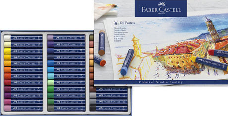 Faber-castell faber castell oliepastell - kreativt studie - 36 stykker - oliepastel - fc-127036
