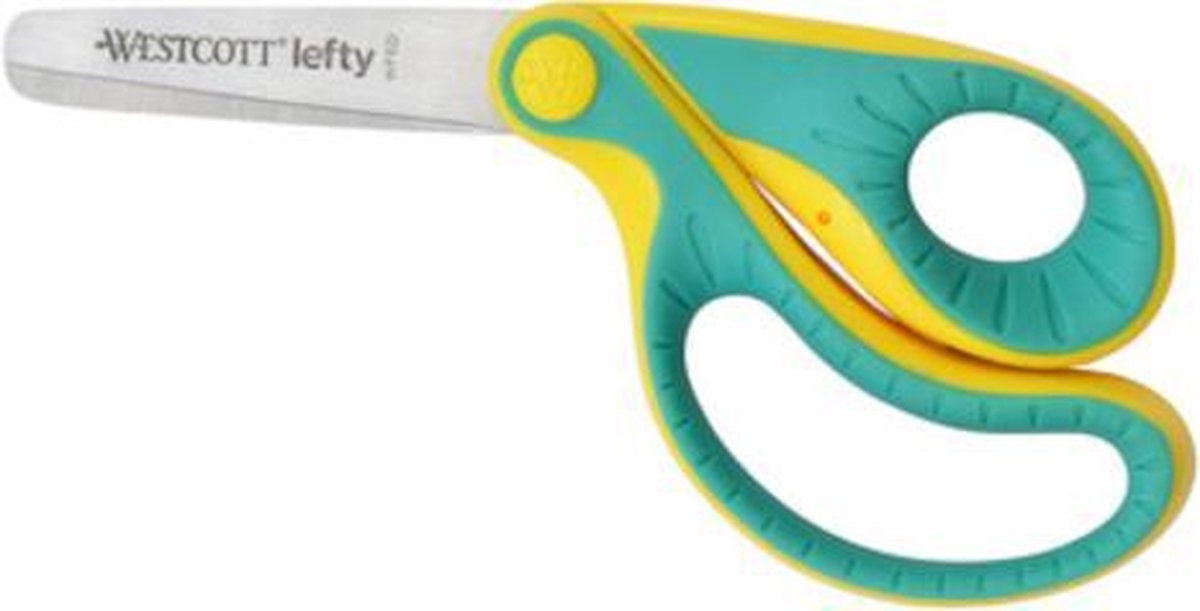 Westcott saks - ergo junior - med blødt greb - venstrehåndet - ac-e22003
