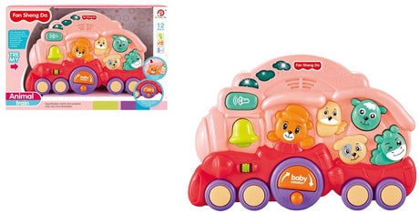 Amuuso babydyretog+let musik (pink).