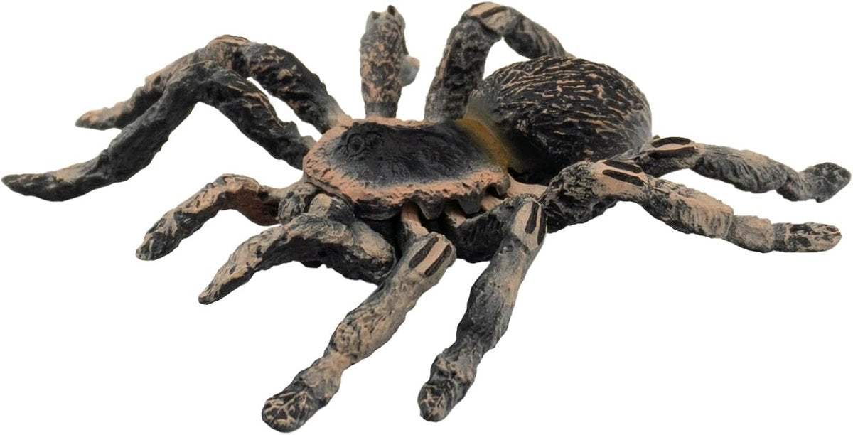 Bullyland 68457 – hvid knæ tarantel lege figur – ca. 8,5 cm – naturtro og detaljeret design – ideel som pædagogisk legefigur, dekoration eller lille gave til børn fra 3 år