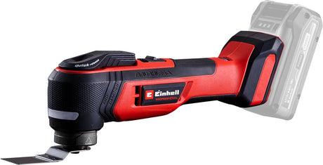 Einhell professionelt batteri multiværktøj tp-mg 18 li bl solo - power x-change - 18 v li-ion - inkl. 9x sandpapir og 4 forskellige savklinger - ekskl. batteri og oplader