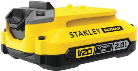 Stanley Fatmax V20 18V 2,0Ah lithium-ion batteri genopladeligt batteri (gul sort)