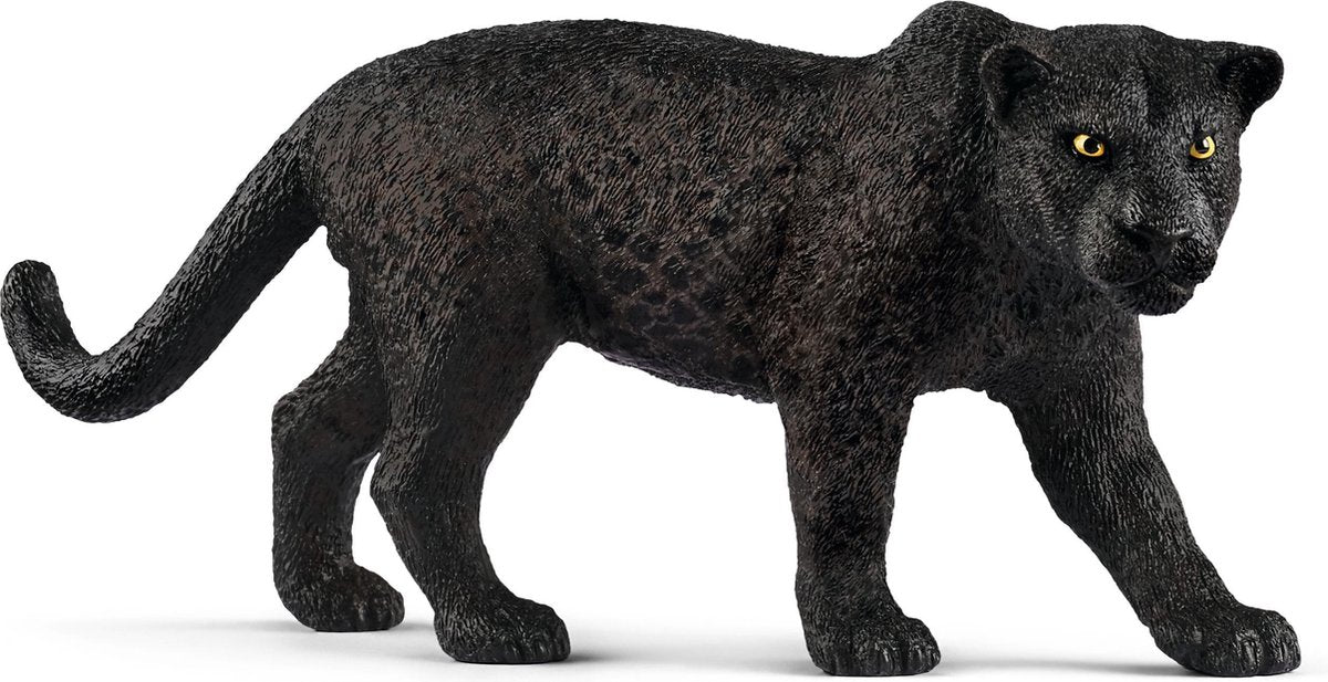 Schleich vilde liv - sort panter - legefigur - børnelegetøj til drenge og piger - 3 til 8 år - 14774