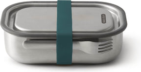 Sort blum sort+blum rustfri madkasse - 1 ltr - blå