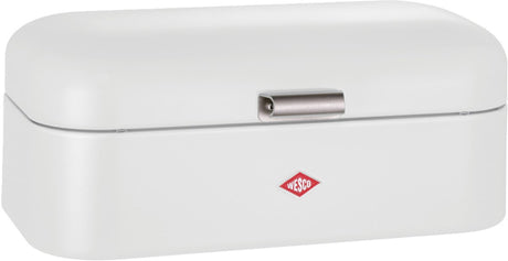 Wesco grandy brødspand | 10 liter - størrelse l | metal - hvid | køkken opbevaring