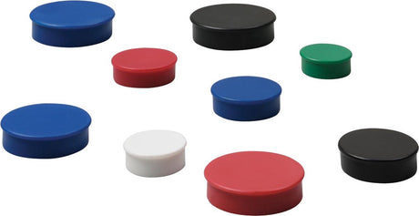Nobo tavlemagneter - 38mm - 4 stk - sorte