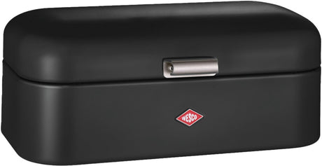 Wesco grandy brødspand | 10 liter - størrelse l | metal - mat sort | køkken opbevaring