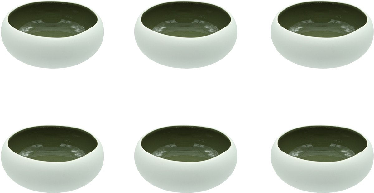 Medard de noblat - oslo oliven - lille skål 12 cm - 6 stk - stentøj