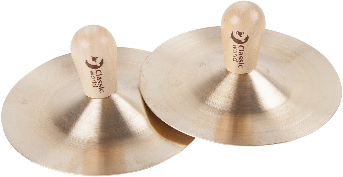 Classic world edu musikinstrument bækkener (9 cm) til børn, 2 stk. - uni